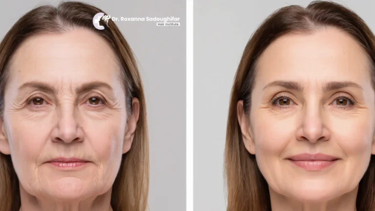 Hifu before and after result phots