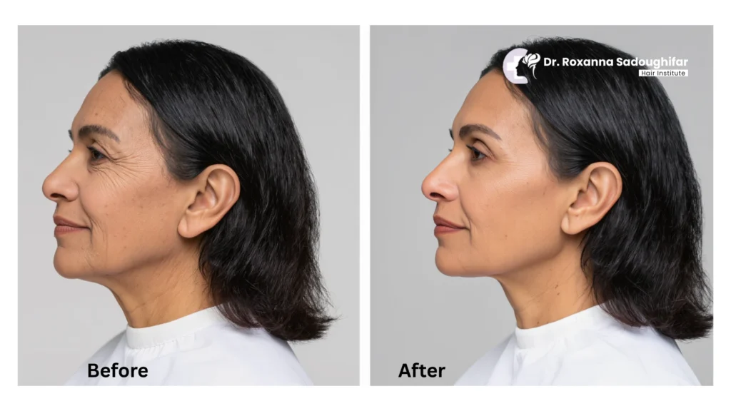 Jawline filler in Iran photo